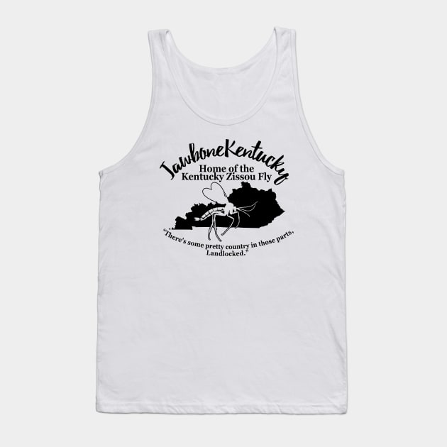 Jawbone Kentucky, Home of The Kentucky Zissou Fly Tank Top by DesignDLW